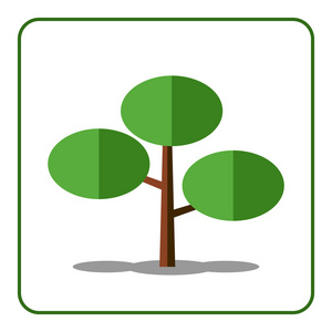 松树杉树图标图片