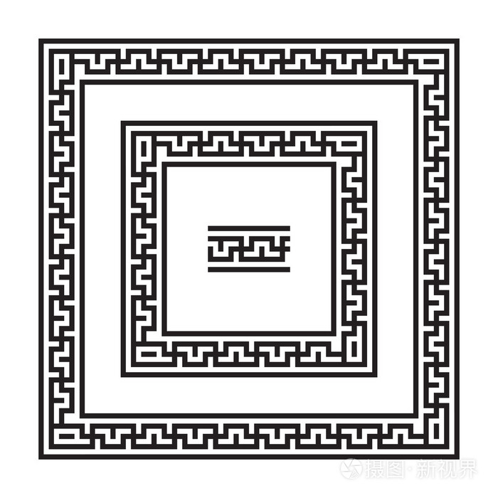 卍框架集插画-正版商用图片1o7vkp-摄图新视界