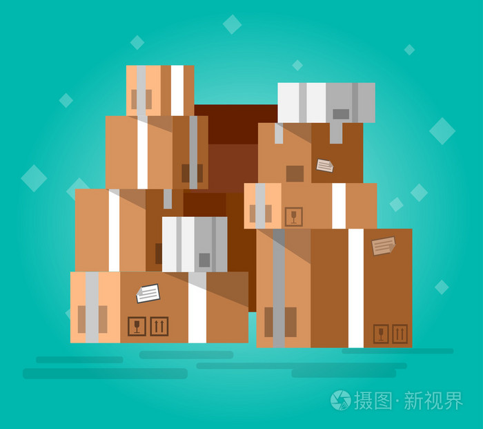 堆叠式密封货物 vectorpile