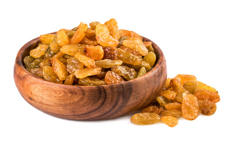 在白色背景上的葡萄干图片