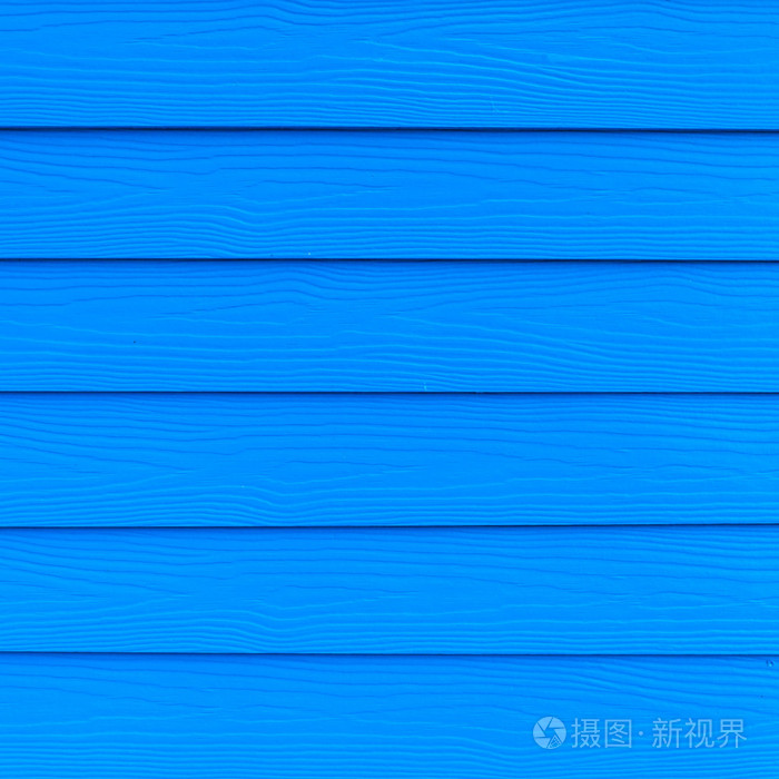 划伤和脏木漆成蓝色木板纹理背景