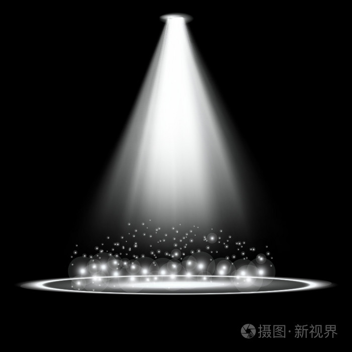 插画艺术设计模板,为圣诞节横幅庆祝,魔术闪光能量射线