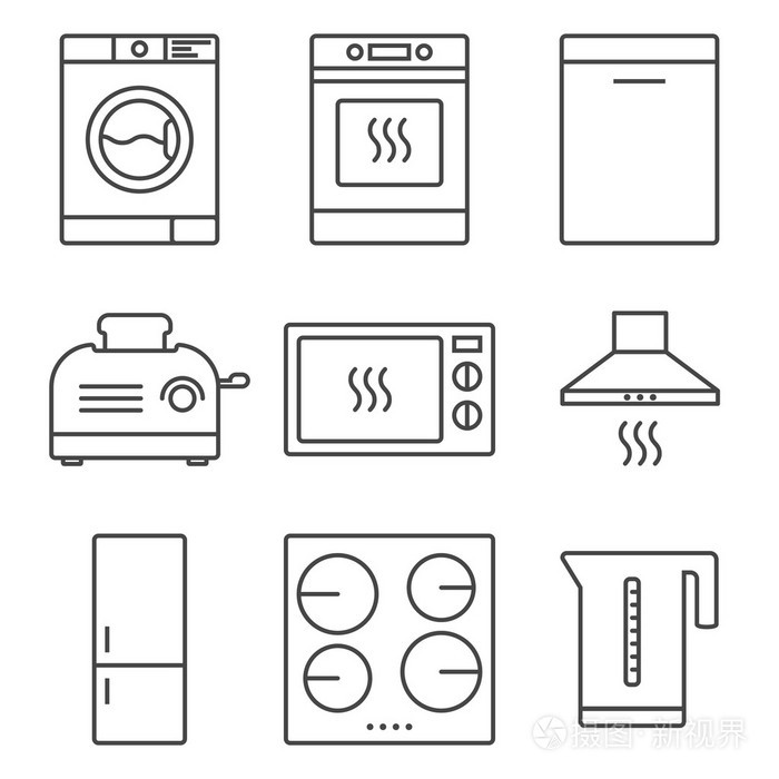厨房电器图标