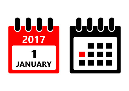 平日常矢量日历图标.日期和时间, 天, 月.假日照片