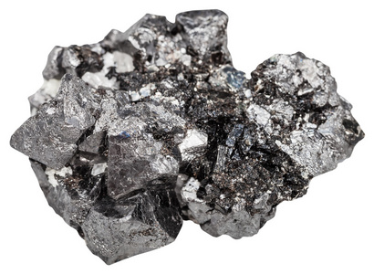 德鲁兹人的大晶体的磁铁矿矿石图片