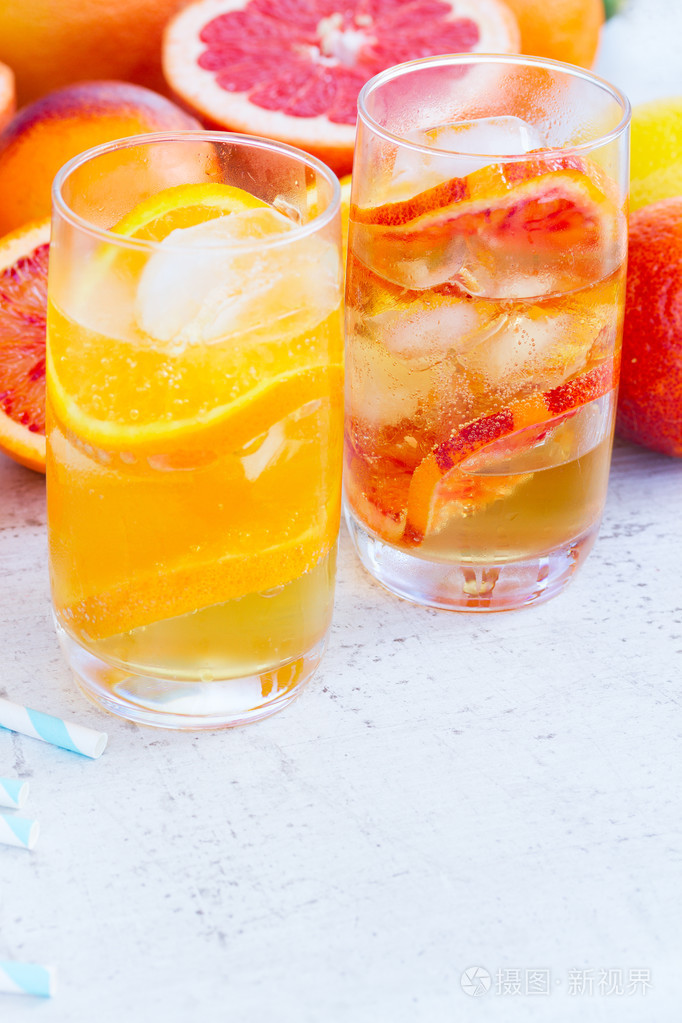 夏季柑橘类饮料