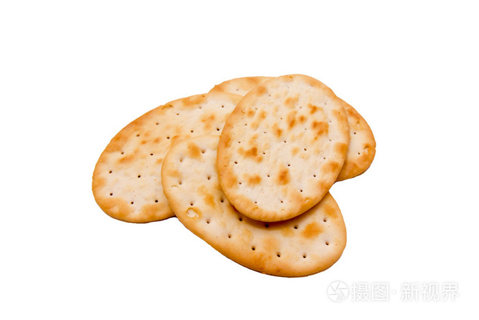 一些饼干的椭圆形