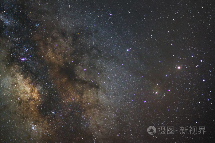 心宿二地区银河系的广角视图照片-正版商用图片1oaevj-摄图新视界