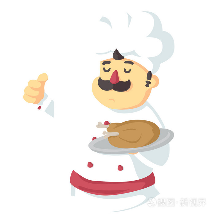 厨师卡通风格