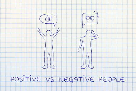 积极与消极反应举例说明照片