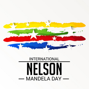 国际纳尔逊 · 曼德拉日插画