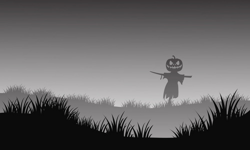 字段的稻草人图片