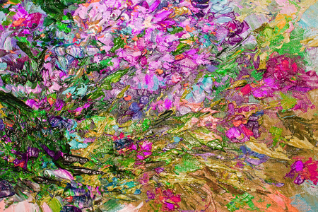 纹理的油画,艺术画图像的颜色,油漆照片