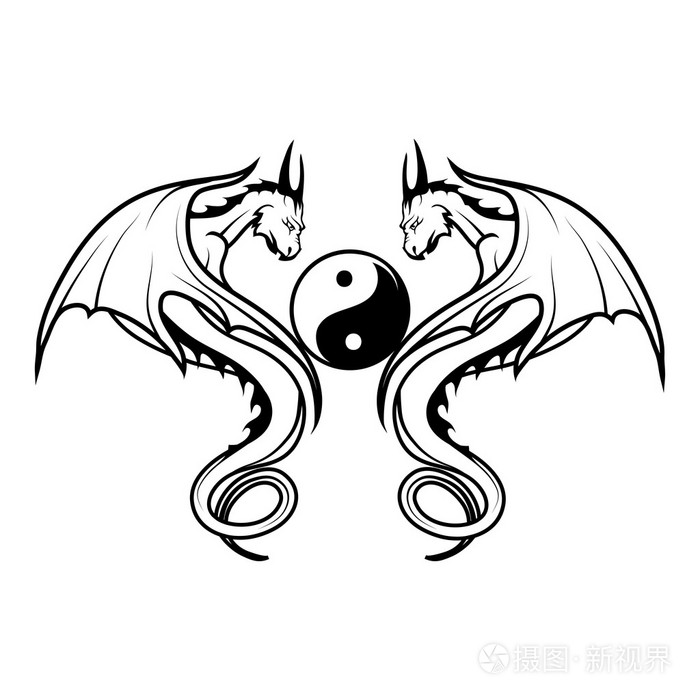 黑龙徽标插画-正版商用图片1od6i5-摄图新视界