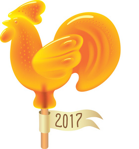 糖棒棒糖公鸡形图片