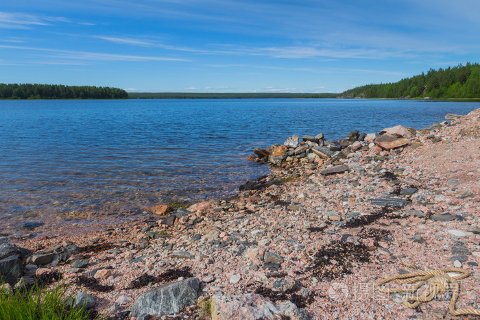 在累共和国俄罗斯白海海岸线