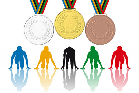 奥运会颁奖背景图片图片