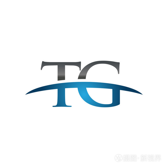 首字母tg蓝色耐克标志耐克标志