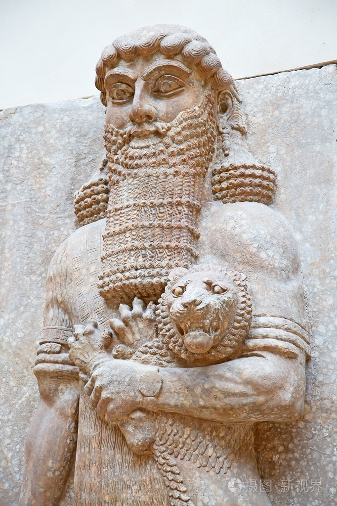 古代苏美尔石雕照片-正版商用图片1oelo6-摄图新视界