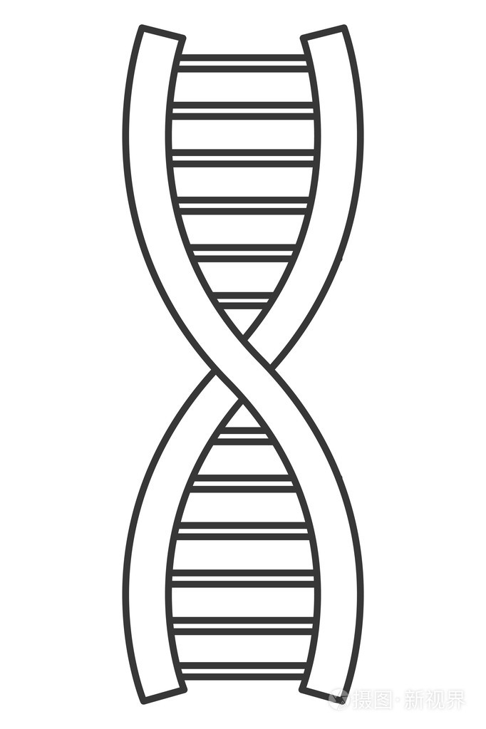 dna 链图标插画-正版商用图片1oercu-摄图新视界