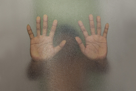 男人的影子照片