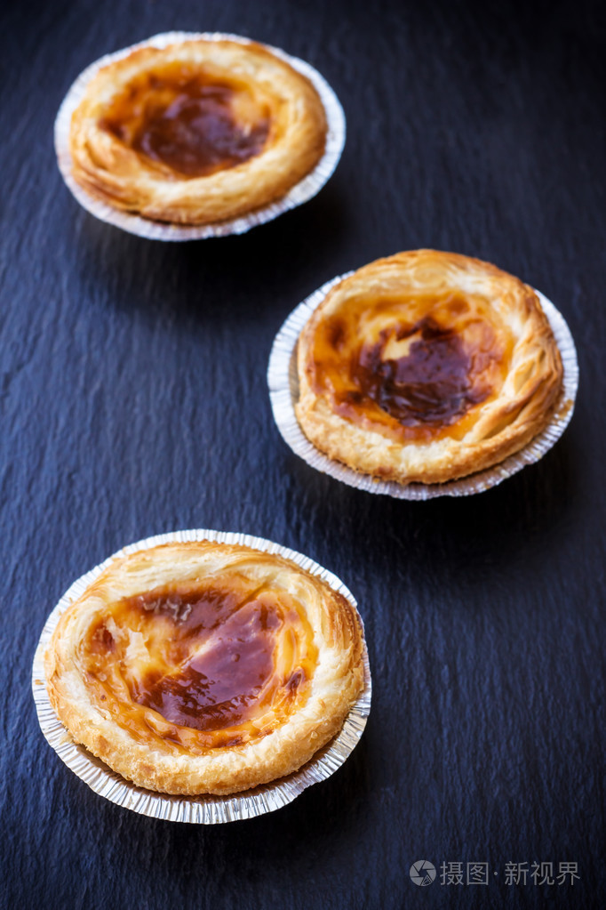 蛋挞的垃圾背景