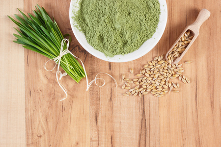 青粉,大麦,禾本科,麦草,禾本科,木照片