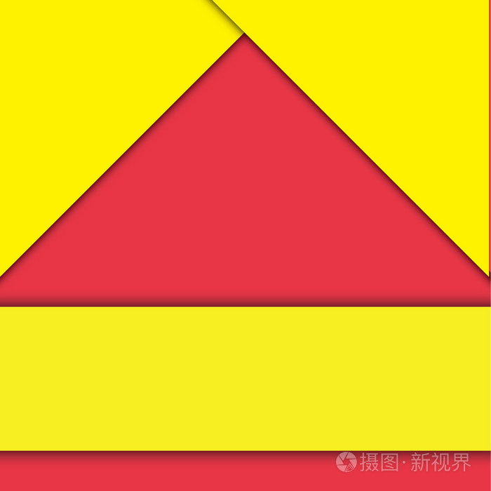 红色和黄色的现代材料设计矢量背景eps10矢量图