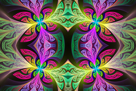 彩绘蝴蝶图案图片