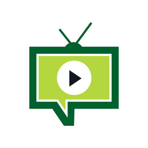 多媒体及视频标志娱乐符号矢量