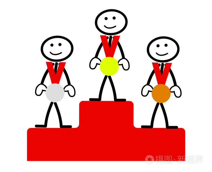 矢量图登上领奖台插画-正版商用图片1oh4yv-摄图新视界
