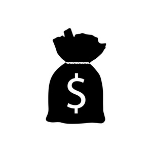 白色背景上的黑色图标照片