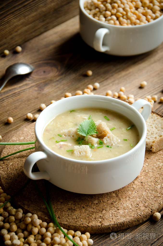 白板豌豆汤照片-正版商用图片1ohws2-摄图新视界
