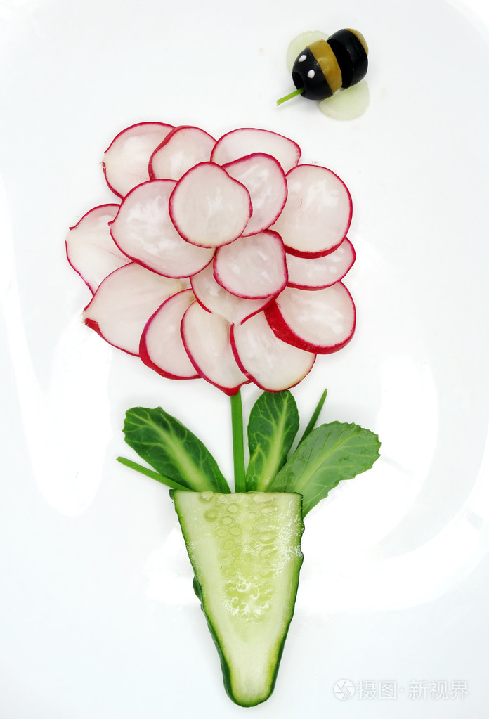 创意有趣的蔬菜零食和黄瓜