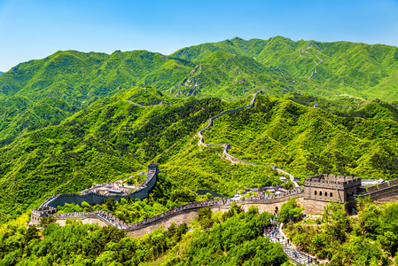 北京长城全景图图片