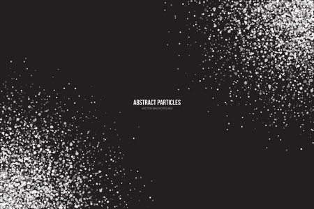 黑色珠光白色珠光发光圆粒子矢量背景照片
