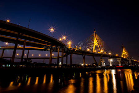 街道 傍晚 高速公路 建设 天空 场景 泰国 日落 风景