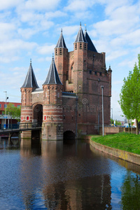 建筑学 房子 古老的 地标 荷兰 旅行 城市 风景 欧洲