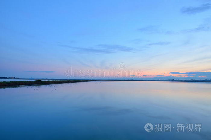 日落 天空 风景 日出 旅行 自然 地平线 美丽的 反思