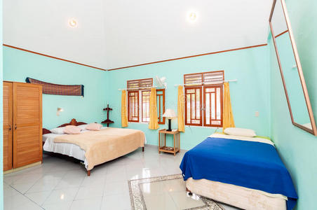窗帘 公寓 织物 美丽的 被单 在室内 床单 印度尼西亚