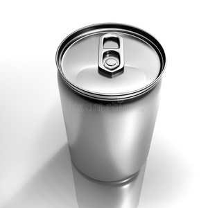 灰色饮料铝罐