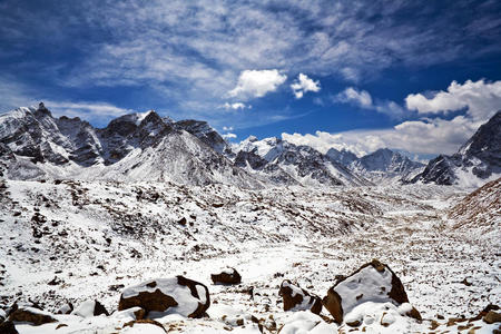 珠穆朗玛峰 冰川 希马尔 自然 颜色 旅行 最高 登山 攀登