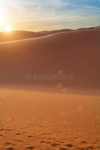 日落沙丘