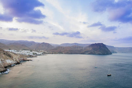 假期 邮政 阿尔梅里亚 波动 海岸 悬崖 旅行 建设 西班牙