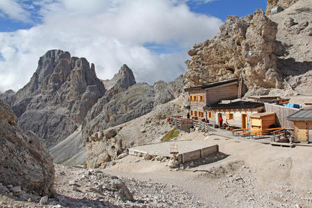 普林西比 徒步旅行 攀登 山谷 特伦蒂诺 白云石 小屋 风景