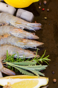 海鲜 饮食 甲壳类动物 美味的 食物 对虾 烹饪 国王 老虎