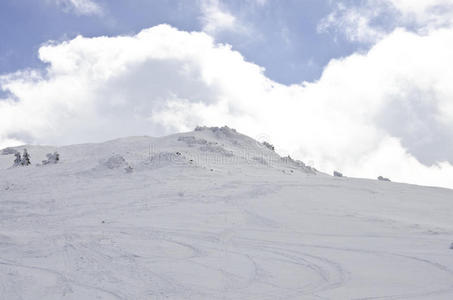 滑雪板斜坡