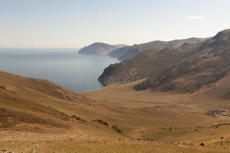 岩石 山谷 阳光 距离 海岸 草原 海滩 丘陵 波动 风景