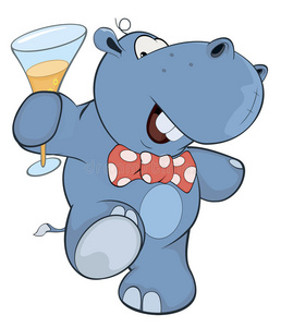 小河马小河马.卡通照片