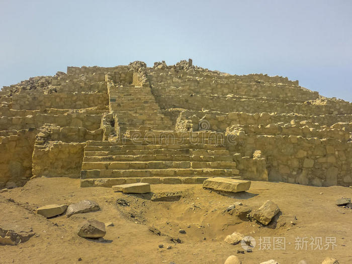 城市古代文明遗址蒂卡尔丛林中的玛雅遗迹卡拉尔城市古代文明遗址